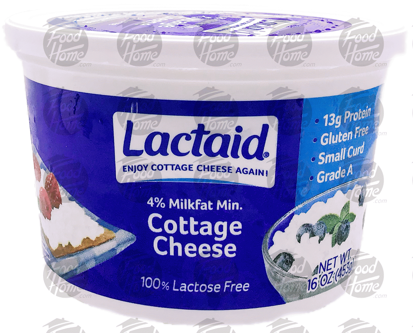 Lactaid  4% milkfat cottage cheese, plastic tub Full-Size Picture